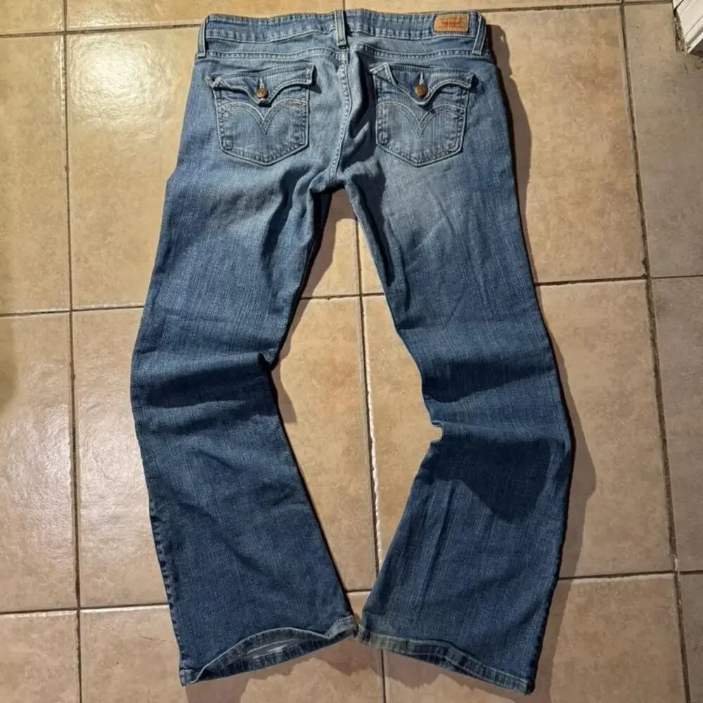 Vintage y2k levis blue denim jeans Size 9 In Womens
